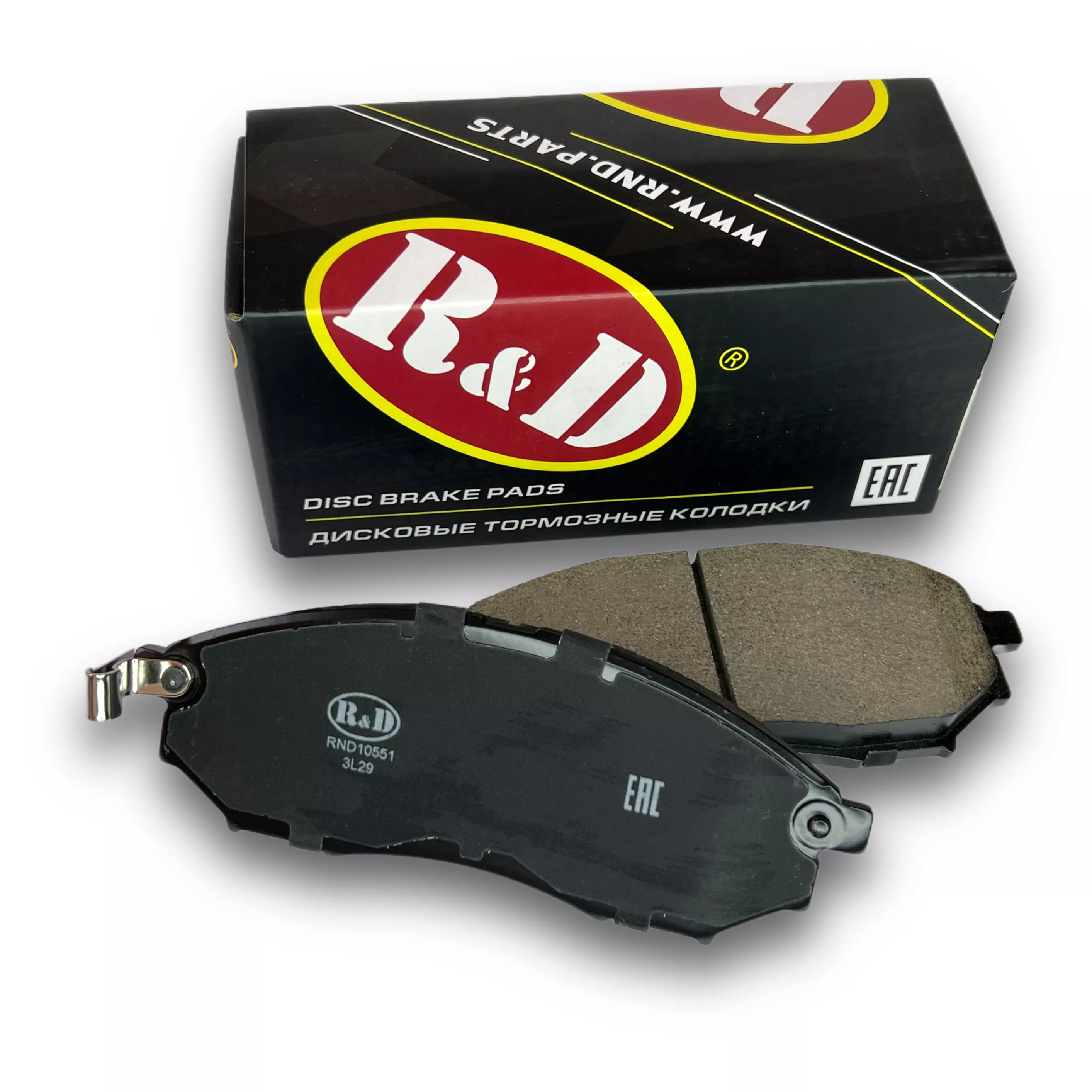 Тормозные колодки R&D NISSAN MURANO I,II, PATHFINDER III, QASHQAI, RENAULT KOLEOS, INFINITI EX, FX, G, M, QX50