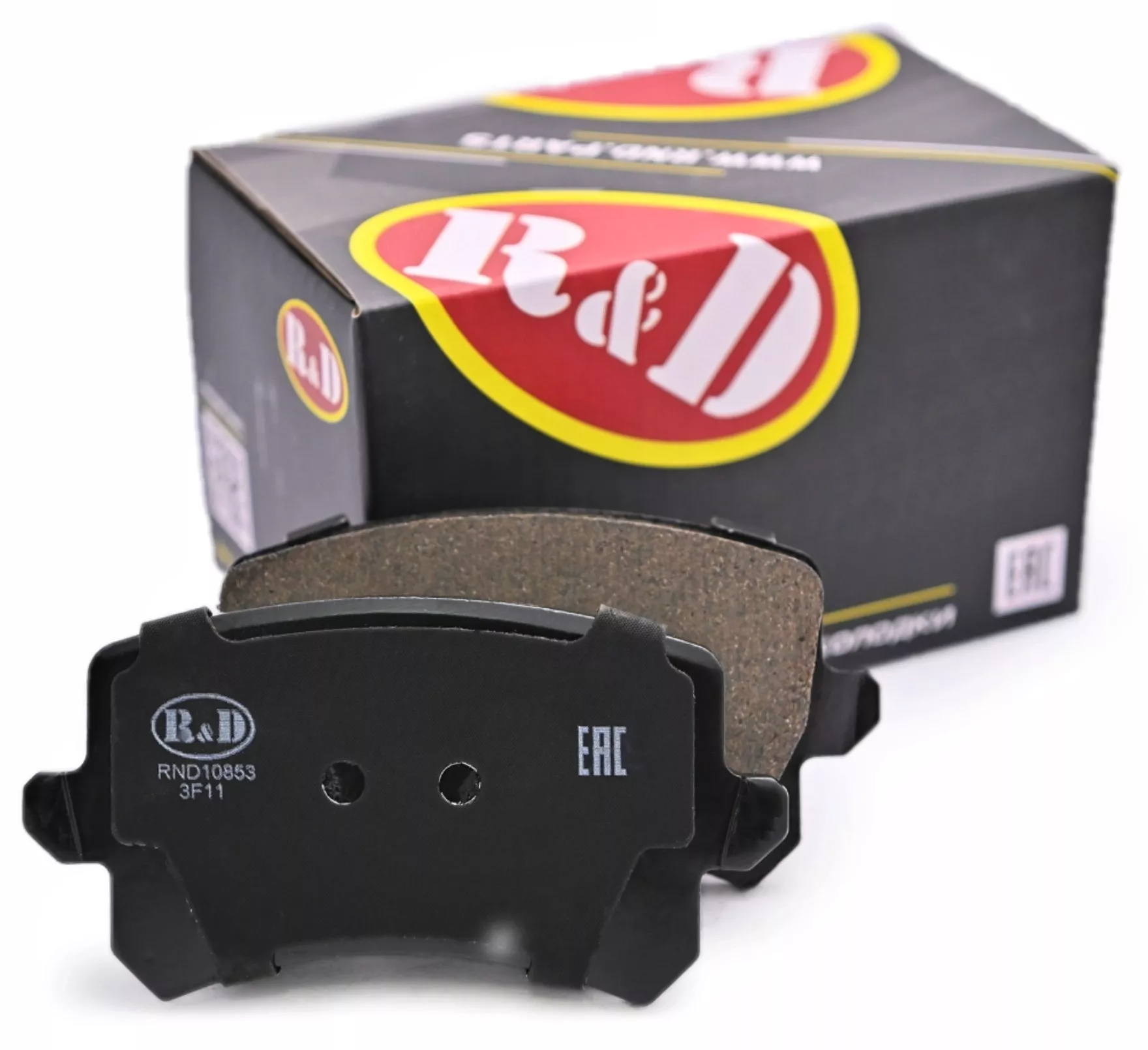 Тормозные колодки R&D  AUDI A3 II, A4 III, A6/S6 III, SEAT LEON II, SKODA OCTAVIA II, SUPERB II, YETI, VOLKSWAGEN GOLF V, JETTA V, PASSAT VI