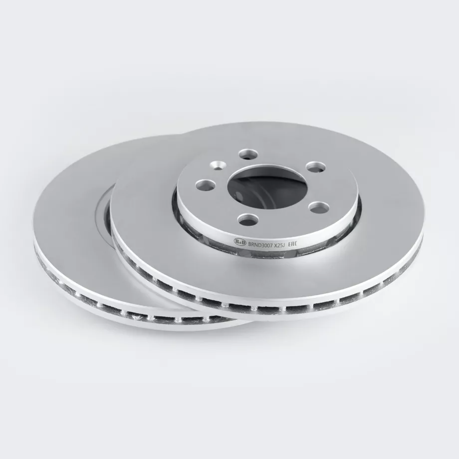 Тормозные диски передние Volkswagen Polo IV, V, Skoda Fabia I, II, III, Rapid I с покрытием GEOMET