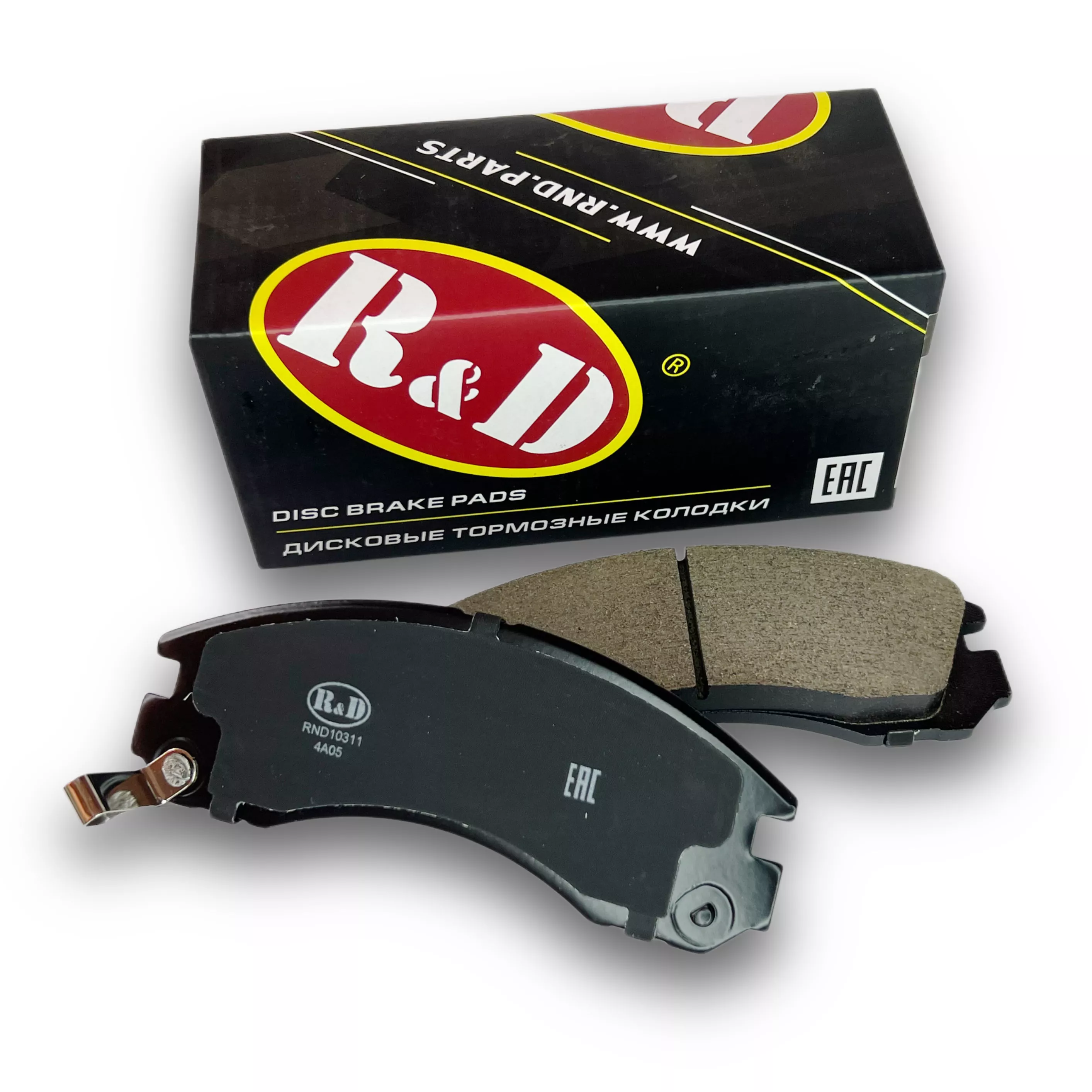Тормозные колодки R&D CITROEN C-CROSSER, MITSUBISHI L200 II,III, PAJERO III-IV, OUTLANDER I,XL,III, PEUGEOT 4007