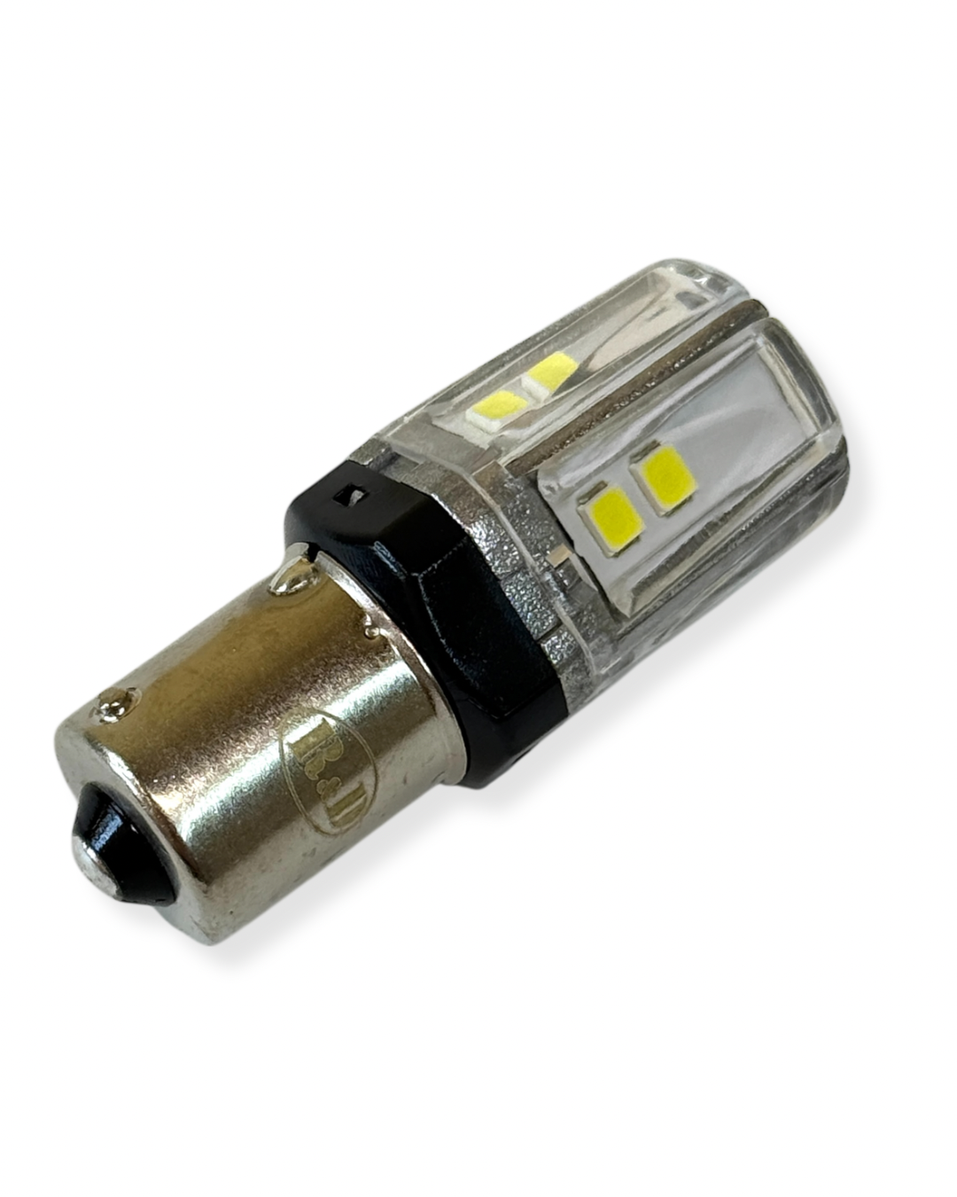 Лампа светодиодная 1156 P21W 2шт, автомобильные лед лампы 640 (BA15S) 10-30 V, 350 лм, 3,5 Вт, 6000 K, белый свет, комплект 2 шт