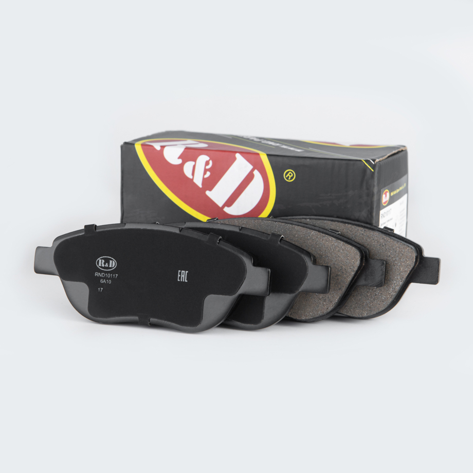 Тормозные колодки R&D CITROEN C3, C4, CITROEN BERLINGO, PEUGEOT 206, 207, 307, PEUGEOT PARTNER COMBISPACE