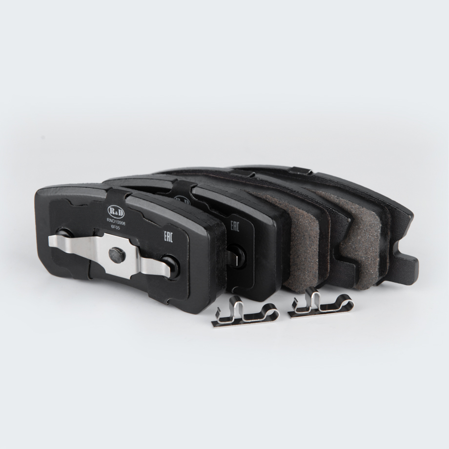 Тормозные колодки R&D CITROEN C-CROSSER, C4 AIRCROSS, MITSUBISHI ASX, PAJERO III-IV, OUTLANDER XL, PEUGEOT 4007, JEEP COMPASS